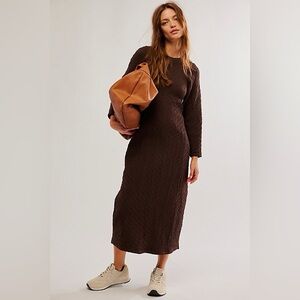 Free People Gabby Seamless Midi Dress Size XS
